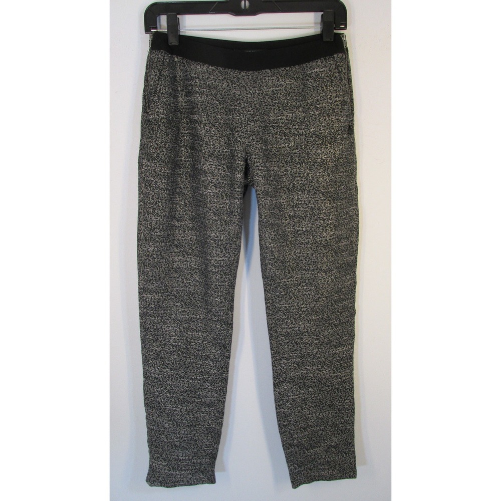 Maison Scotch Metallic Skinny Leg Capri Pants sz 28 Petite Lined Sparkles